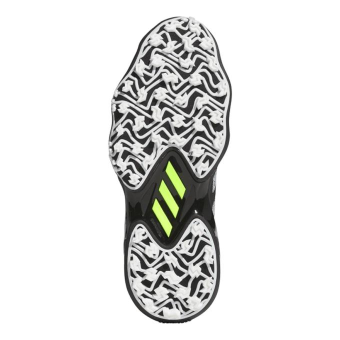 新品同様 adidas コードカオス25 ブラック/ホワイト/レモン 27.0 adidas（アディダス） ゴルフシューズ スパイクレス メンズ コード