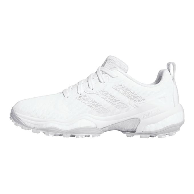 美品　adidas BOOST ゴルフシューズ 女性用 ホワイト adidas（アディダス） ゴルフシューズ スパイクレス レディース