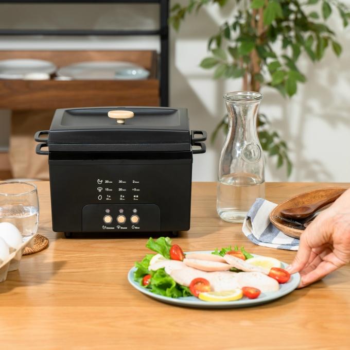 プリズメイト PRISMATE 調理器具 飯ごう サラダチキンメーカー グランデ 楽しく使えるWEBレシピ付 PR-SK044 【ご自宅配送限定】‥ PRISMATE ☆プリズメイト 調理器具 飯ごう サラダチキンメーカー