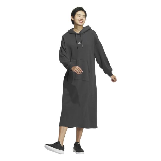 adidas（アディダス） スウェット ワンピース 長袖 レディース ワー