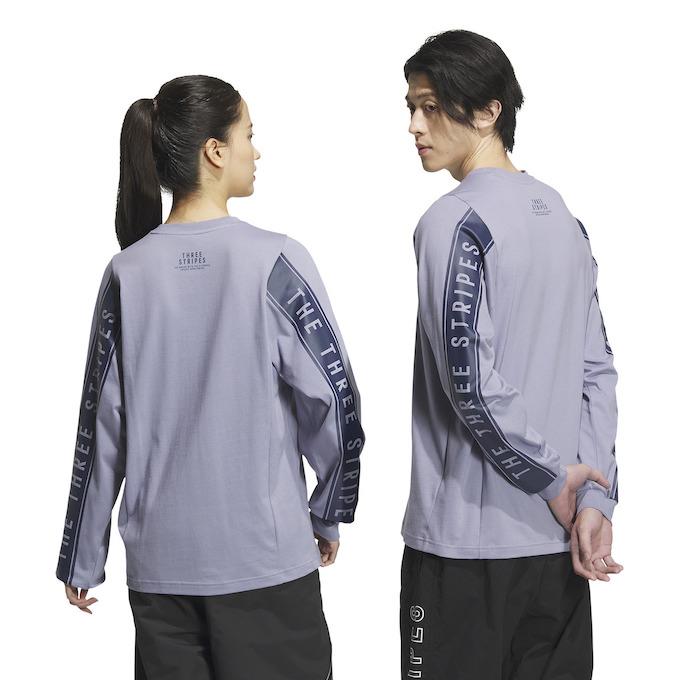 adidas（アディダス） Tシャツ 長袖 メンズ レディース ワーディング