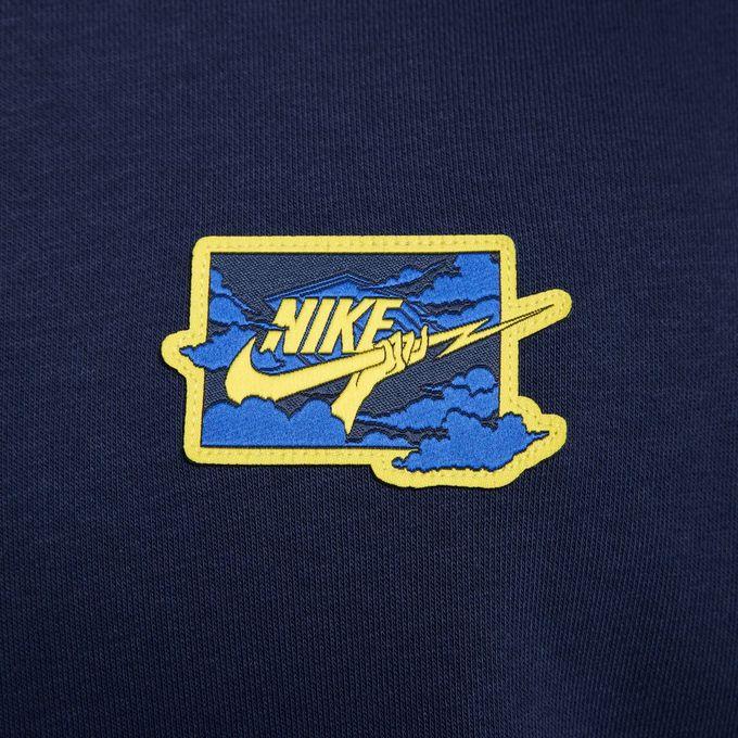 【美品】45rpm スウェット　ロゴ　ネイビー　イエロー NIKE（ナイキ） スウェットトレーナー メンズ CLUB クルースウェット