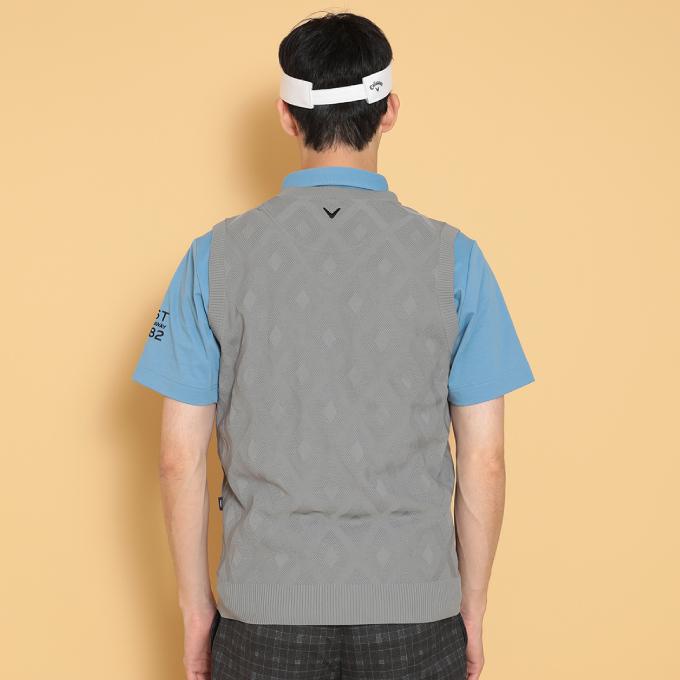 Callaway（キャロウェイ） ゴルフウェア ニットベスト メンズ ダイヤ