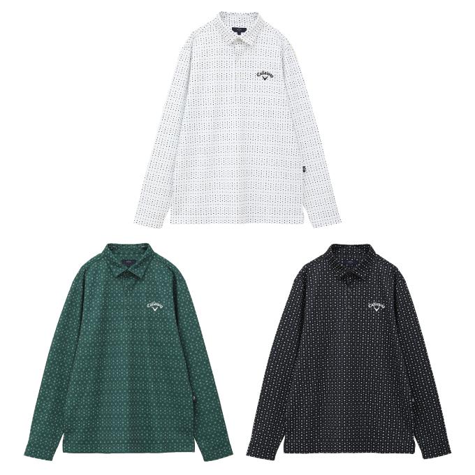 Callaway（キャロウェイ） ゴルフウェア ポロシャツ 長袖 メンズ