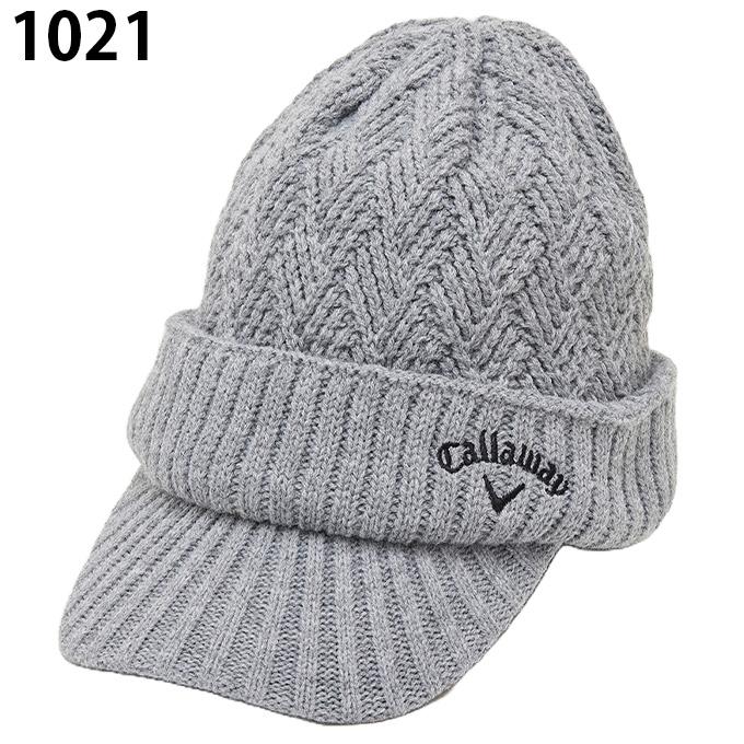 Callaway（キャロウェイ） ゴルフ ニット帽 メンズ ツバ付きニット