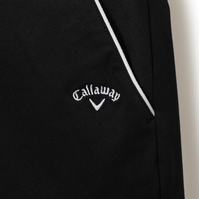 ３点セット【新品】キャロウェイ ブルゾン ブラック ニット スカート 限定 黒 Callaway（キャロウェイ） ゴルフウェア スカート レディース 8WAY