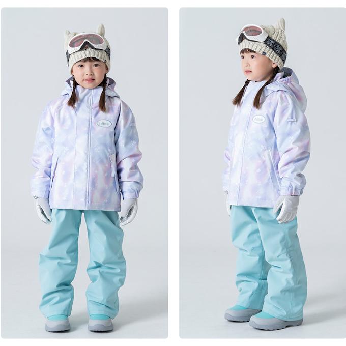 NIMA ニーマ スキーウェア キッズ 幼児 ジュニア 子供 上下セット