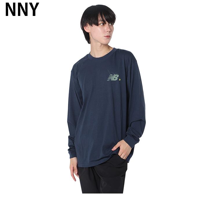 New Balance（ニューバランス） Tシャツ 長袖 メンズ NBバックプリント