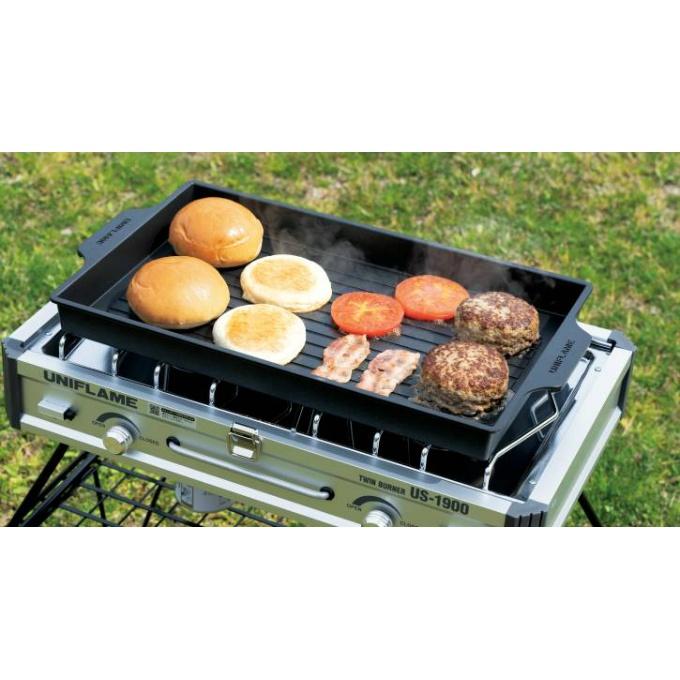 UNIFLAME（ユニフレーム） 鉄板 ツインバーナーUS-1900用グリル