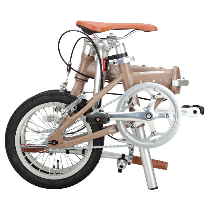 captain stagキャプテンスタッグ 14インチ アルミ 折り畳み自転車 CAPTAIN STAG（キャプテンスタッグ） 折りたたみ自転車 モンテAL