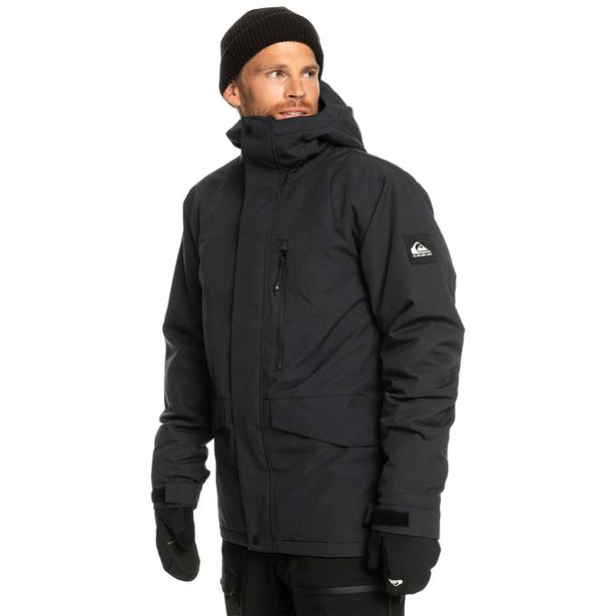 QUIKSILVER MISSION SOLID クイックシルバー Mサイズ 黒 Quiksilver（クイックシルバー） スノーボードウェア ジャケット