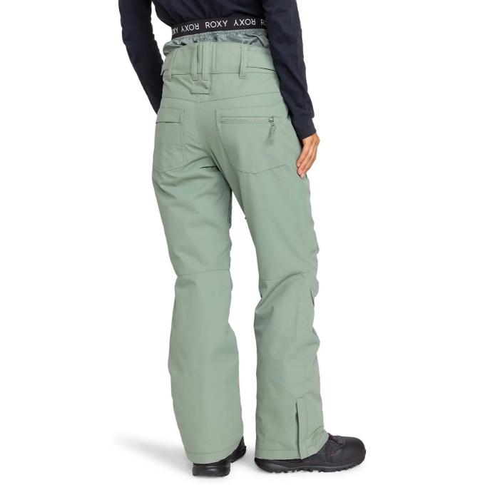 ROXY スノーボードパンツ L 緑色 ROXY（ロキシー） スノーウェア パンツ レディース JOURNEY NP PT