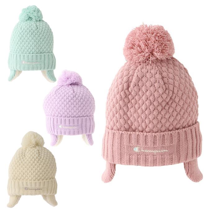 Champion（チャンピオン） ニット帽 ジュニア カノコ耳付きワッチ 438