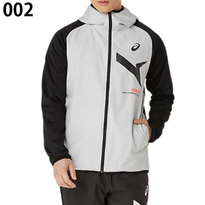 美品○アシックス　AIMハイブリッドフリース&ドライニットジャージ上下2点まとめ アシックス(asics) スウェットジャケット AIM TRGハイブリッドフリース