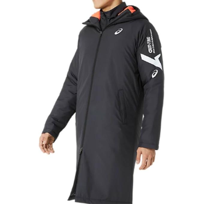 ASICS（アシックス） ベンチコート 中綿 メンズ AIM TRG中わたロング