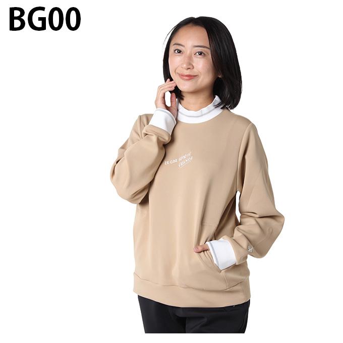 6000円オフ！完売品ルコックゴルフ　プルオーバーダンボールスウェット le coq sportif（ルコックスポルティフ） ゴルフウェア スウェット