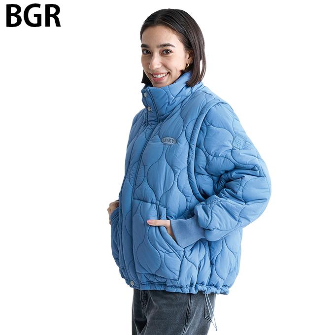 ROXY（ロキシー） 中綿ジャケット レディース BRIGHT 2way中綿FZJK