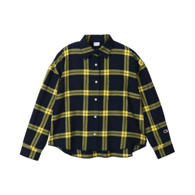 Champion（チャンピオン） 長袖シャツ レディース チェックシャツ CW