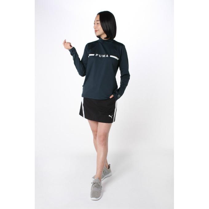 PUMA プーマ ゴルフウェア 長袖シャツ レディース フロントロゴ