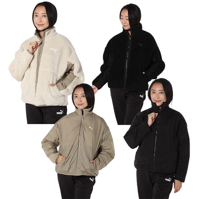 PUMA（プーマ） アウタージャケット レディース リバーシブル シェルパ