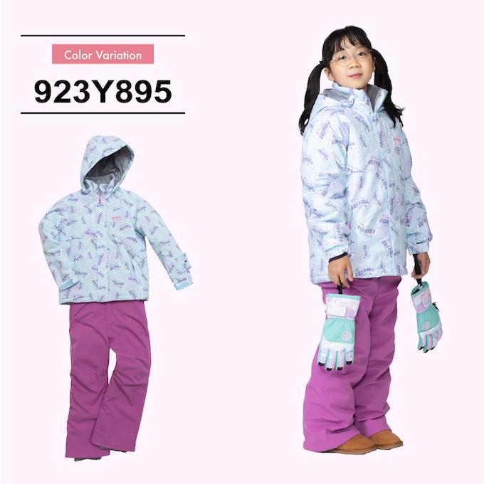 新品　160cm　レセーダ　オンヨネ　スノーウェア　スキー　スノボード　上下 紫 RESEEDA（レセーダ） オンヨネ キッズ ジュニア スキーウェア スノー