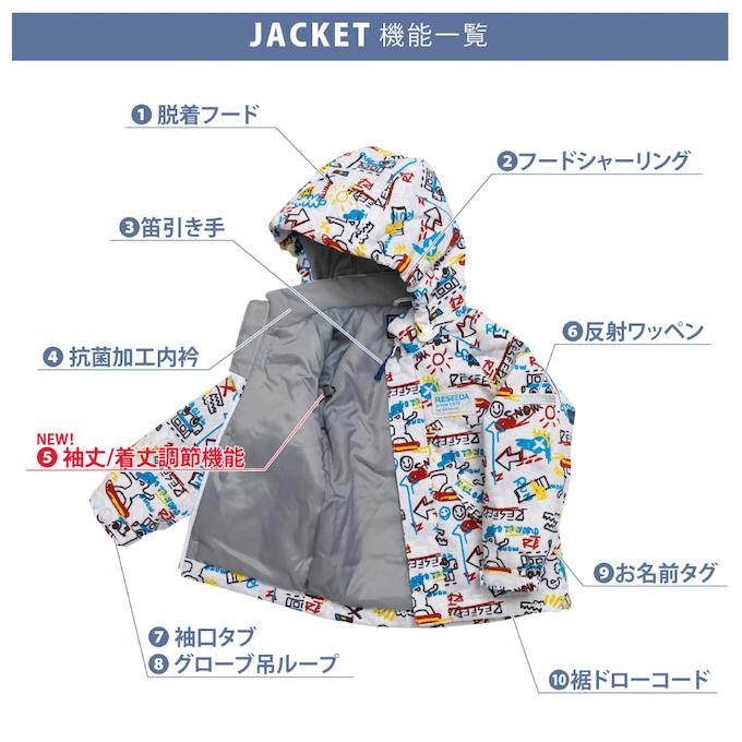RESEEDA（レセーダ） オンヨネ スキーウェア キッズ 幼児 ジュニア