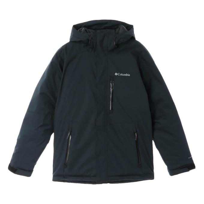 Columbia 10sウォームアップジャケット中綿入りナイロン裏地フリース短丈 Columbia ナイロンジャケット ウォームアップ フリース刺繍ロゴ