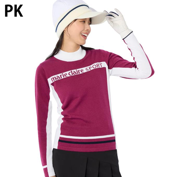 ☆マリクレール ゴルフ レディース モックネックセーター 734700