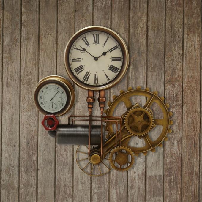 時計 掛け時計 壁掛け スチームパンク steampunk ウォールクロック