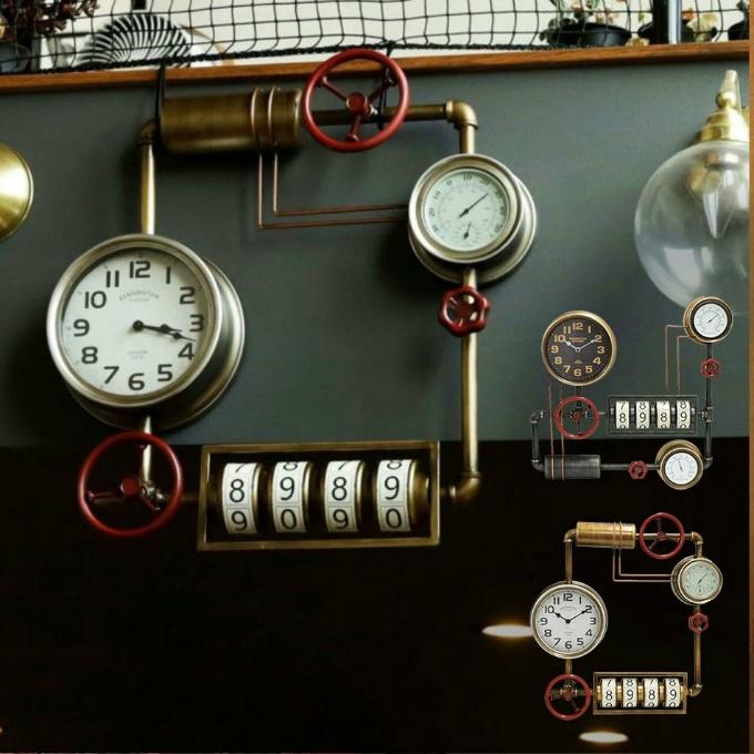 時計 掛け時計 壁掛け インテリア スチームパンク steampunk bcl bclWCLOCK-d【メーカー直送】【ご自宅配送限定】‥ 時計 掛け時計 壁掛け インテリア スチームパンク steampunk bcl