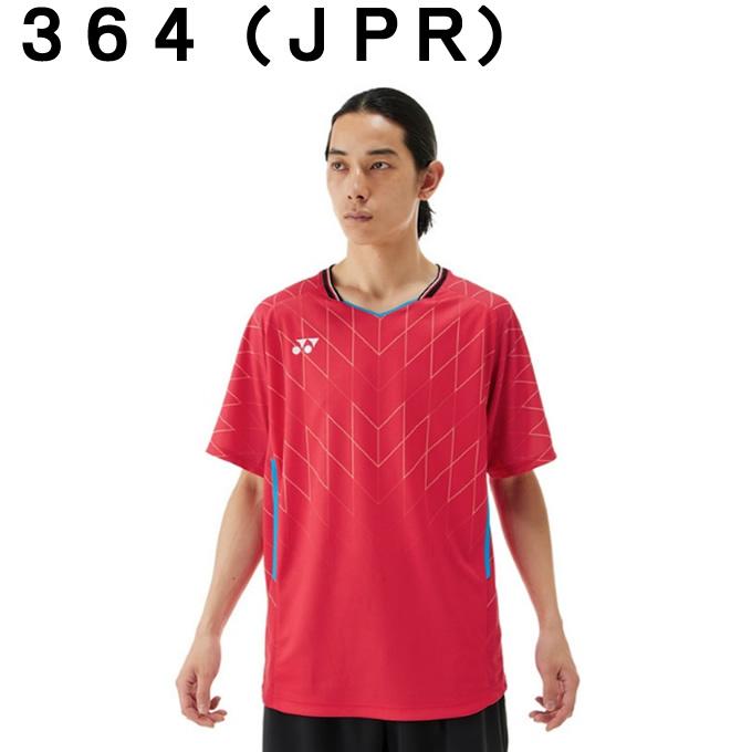 ヨネックス　YONEX テニス＆バドミントン　ゲームウェア　新品　L レッド YONEX（ヨネックス） テニスウェア バドミントンウェア ゲームシャツ