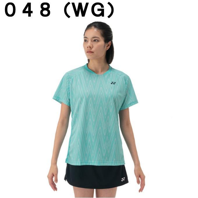 ヨネックスYONEX テニス＆バドミントンウ　ゲームウェア　新品　L ブラック系 YONEX（ヨネックス） ゲームシャツ(フィットスタイル) ユニホーム 半袖