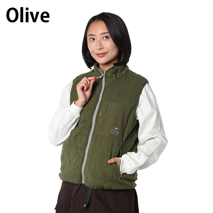 CHUMS（チャムス） フリース ベスト レディース Booby Stitch Fleece