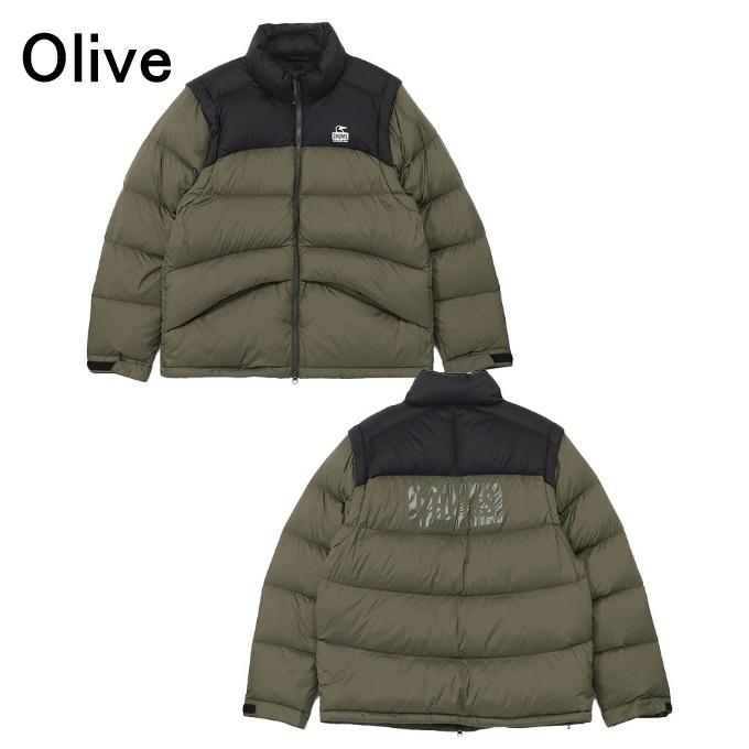 2way CHUMS チャムス オリーブ XL JACKET DOWN QUALITY 【値下げ中】CHUMS Down ジャケット ダウン ツーウェイ Jacket ジャケット・アウター
