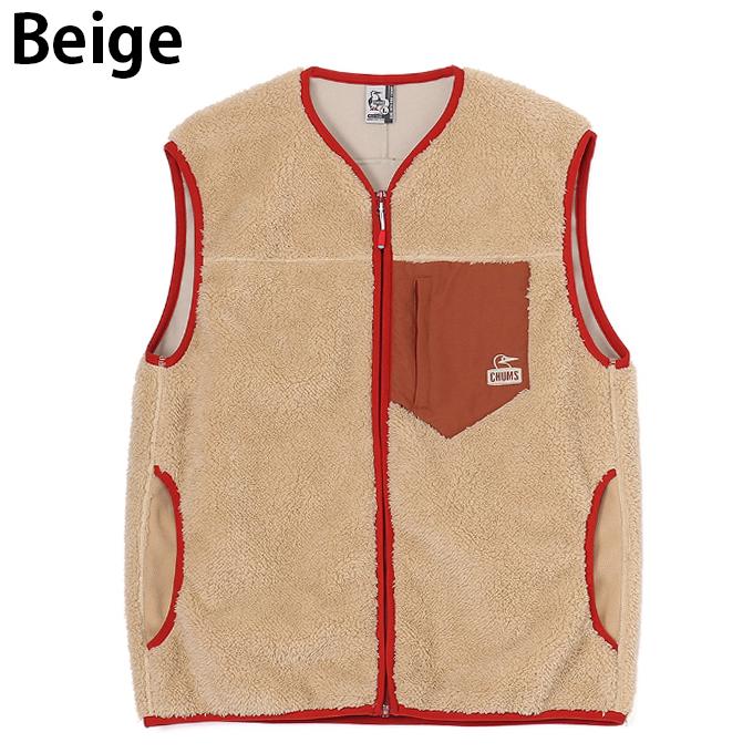 【ひより】【CHUMS (チャムス) 】 フリースベスト新品未使用 正規取扱店 CHUMS (チャムス) CH14-1418 Booby Stitch Fleece Vest
