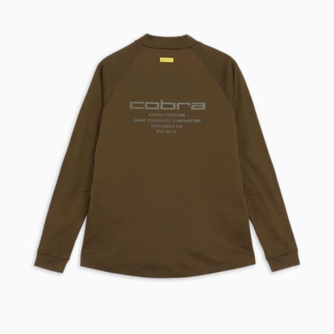 COBRA（コブラ） ゴルフウェア 長袖シャツ メンズ バックプリント