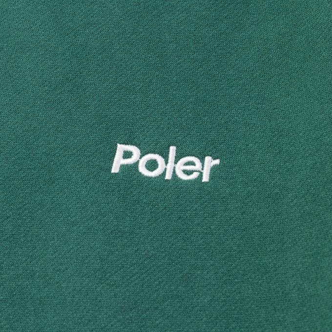 ポーラー POLER スウェット メンズ EMB CREW 243MCV0054-GRN_3