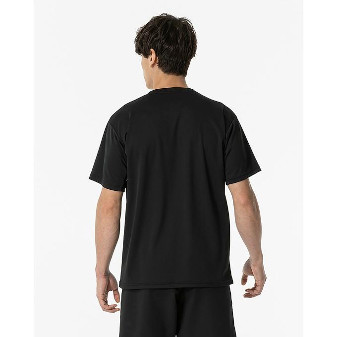 【新品未使用】Mizuno バドミントンシャツ Lサイズ ブラック MIZUNO（ミズノ） バドミントンウェア ゲームシャツ メンズ レディース