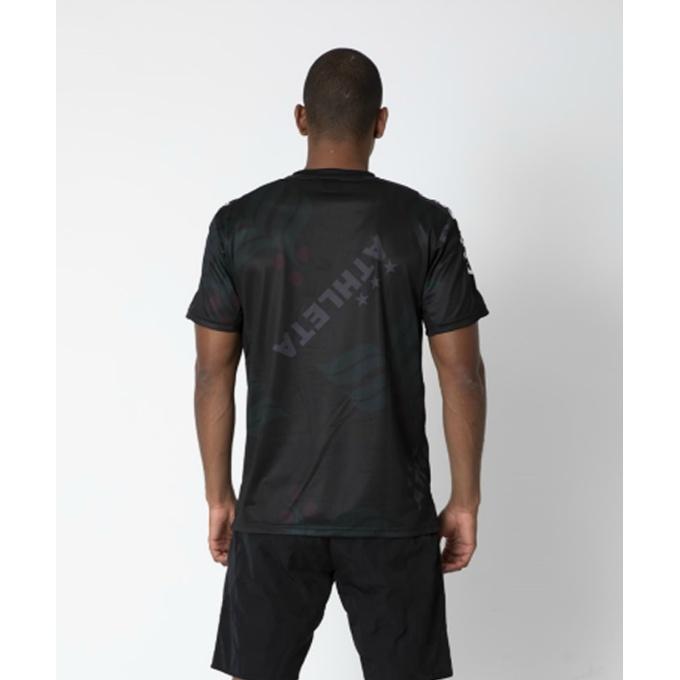 アスレタ 半袖プラクティスシャツ ブラック M FESTIVAL BRASIL ATHLETA（アスレタ） サッカーウェア プラクティスシャツ 半袖 メンズ