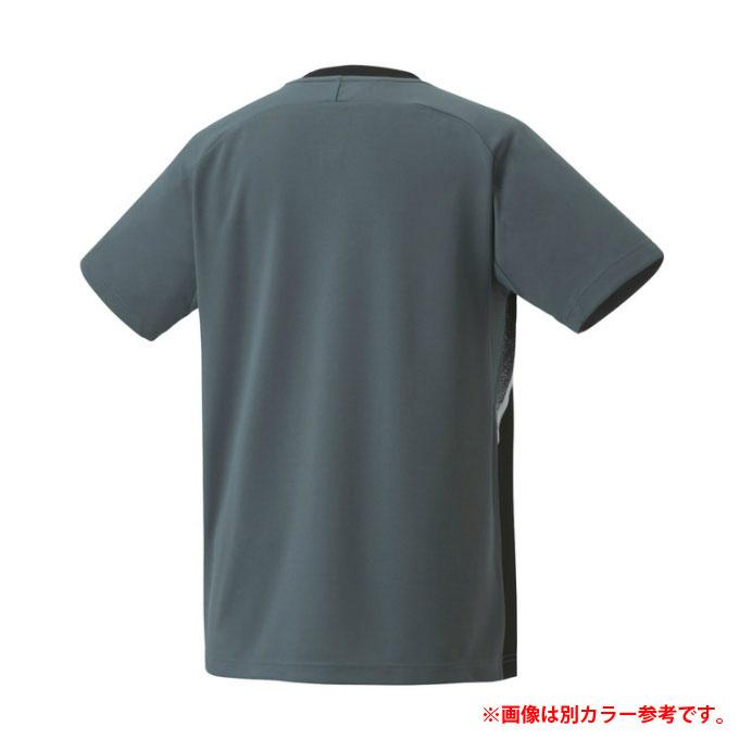 YONEX JAPAN バドミントンシャツ グレー YONEX（ヨネックス） バドミントンウェア ゲームシャツ メンズ
