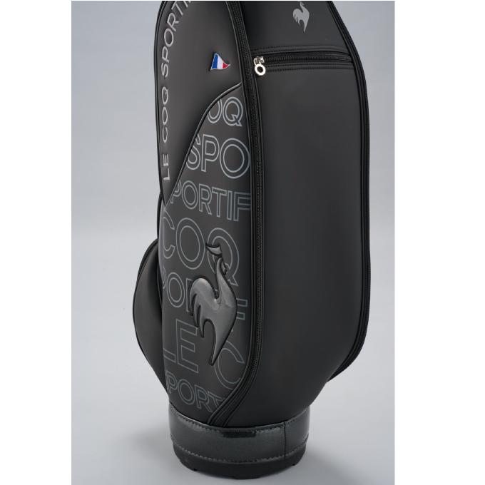 le coq sportif キャディバッグ 希少 ワシロゴ 刺繍 黒 le coq sportif キャディバッグ 希少 ワシロゴ 刺繍 黒