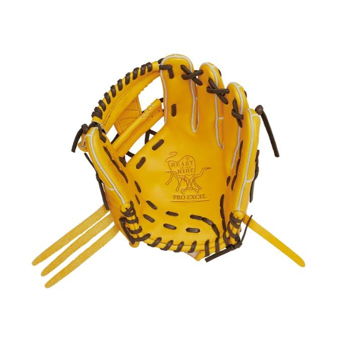 Rawlings PRO EX 軟式グローブ イエロー Rawlings（ローリングス） 野球 一般軟式グローブ 内野手 メンズ 軟式