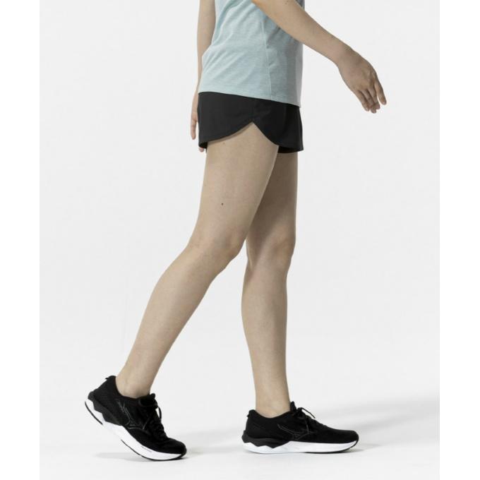 Mizuno 黒 ショートパンツ MIZUNO（ミズノ） ショートパンツ レディース ランニングマルチ