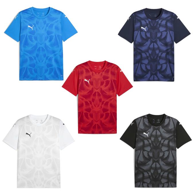 プーマサッカーゲームシャツ PUMA プーマ TRIBES LIGA Retro Graphic 半袖ゲームシャツ(丸首