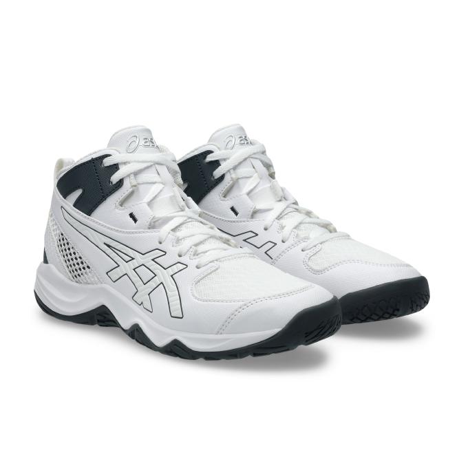 ASICS バスケットシューズ DUNKSHOT ホワイト×３足 ASICS（アシックス） バスケットシューズ ジュニア キッズ 子供 ダンク