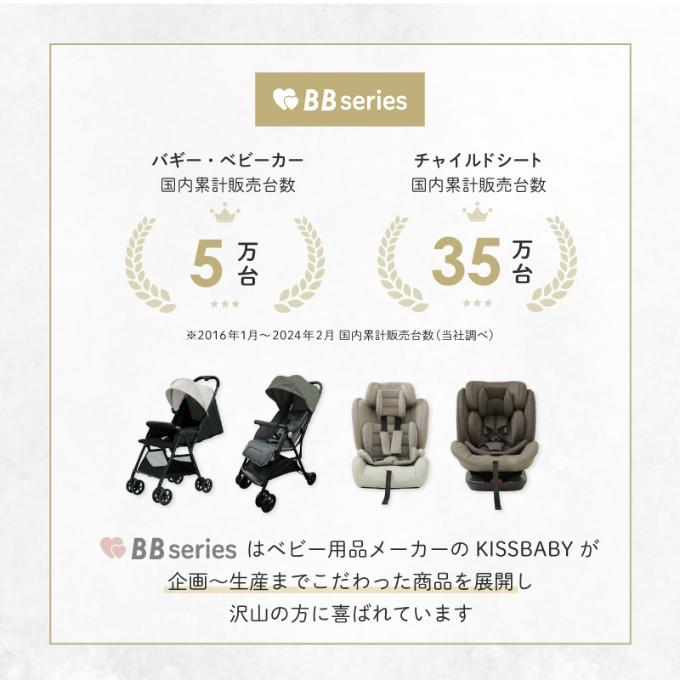 ☆KISSBABY BBチャイルド&ジュニアシートISOFIX SI097098099 R129適合