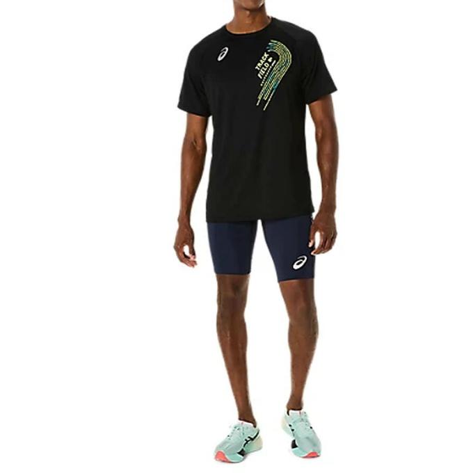 アシックス 陸上 ウェア 半袖Tシャツ メンズ トラックグラフィックショートスリーブトップ TRACK GRAPHIC SHORT SLEEVE TOP 2091A749-001 asics | ASICS | 04