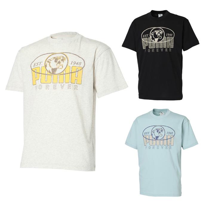 ★ プーマ Tシャツ ★ プーマ（PUMA）（メンズ）POWER MX 半袖カラーブロックTシャツ 681074