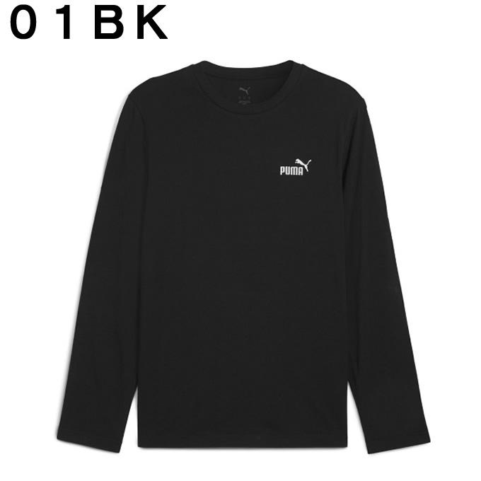 さすけ【ESSENTIALS】未使用 ラバーロゴ長袖カットソー XL PUMA（プーマ） Tシャツ 長袖 メンズ ESS NO．1ロゴ ロンT 687567