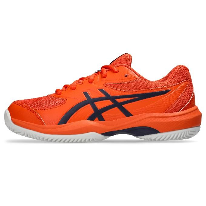 美品　asics テニスシューズ　オムニクレー　オレンジ　26cm FF GAME オムニクレーコート用テニスシューズ ASICS（アシックス） シューズ(男性用)